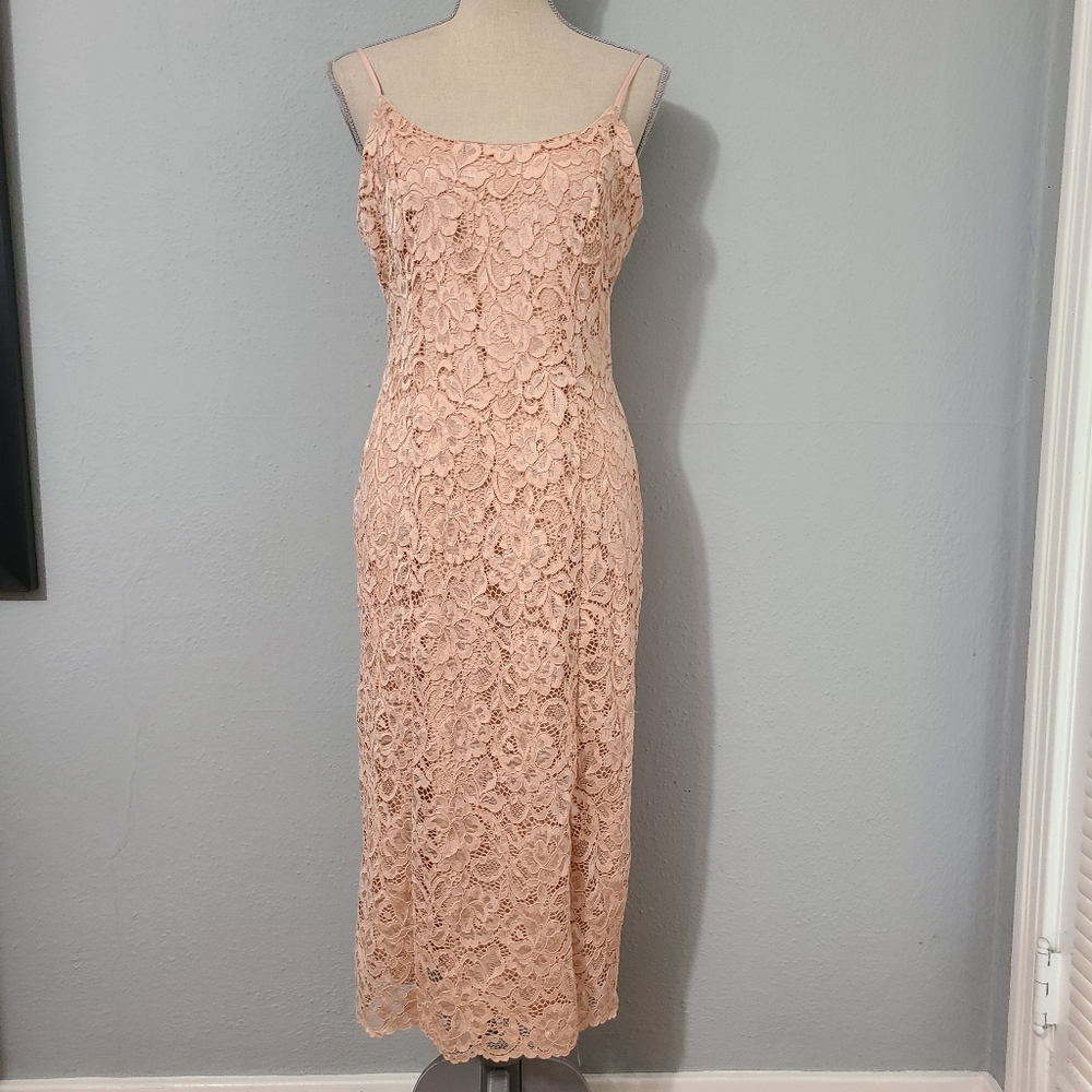 Sam Edelman Lace Sheath Dress - Blush‎ Size 8